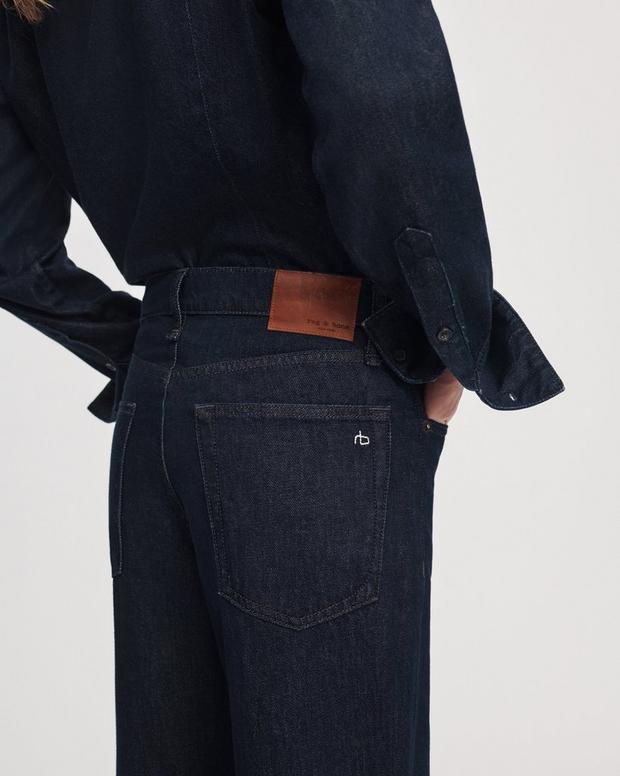 Rag & Bone Andi Ankle Wide-Leg Jean