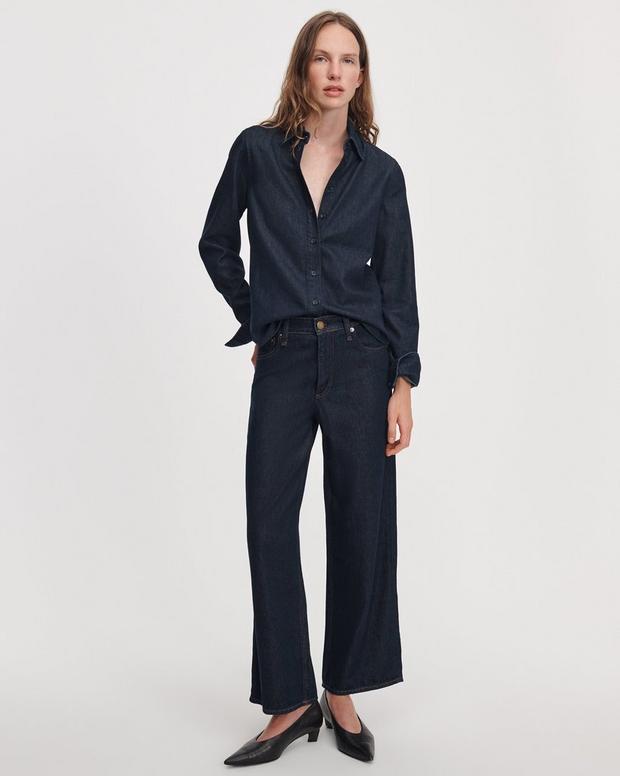 Rag & Bone Andi Ankle Wide-Leg Jean