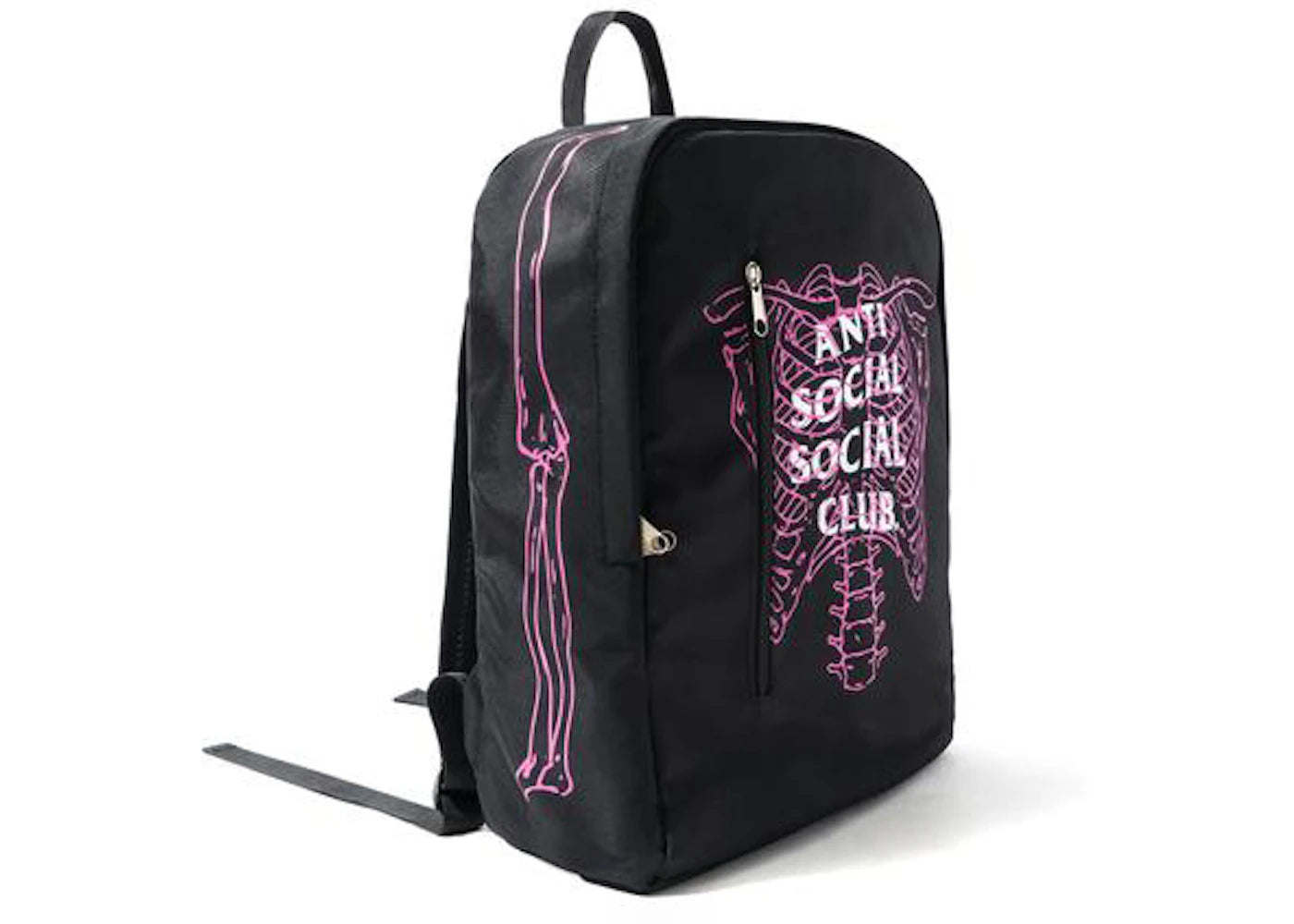 anti social social club broken backpack black