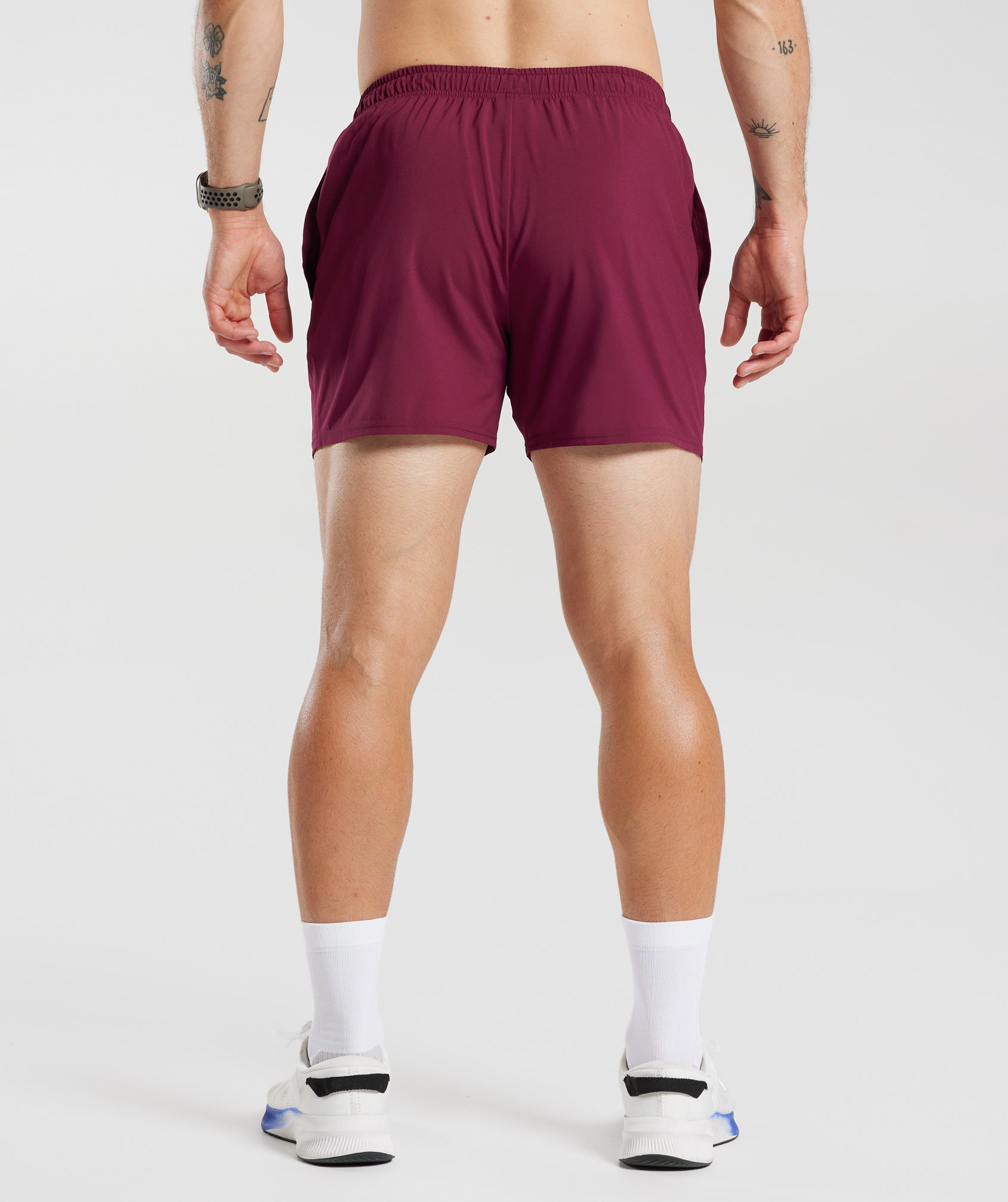 Gymshark Arrival 5" Shorts Plum Pink