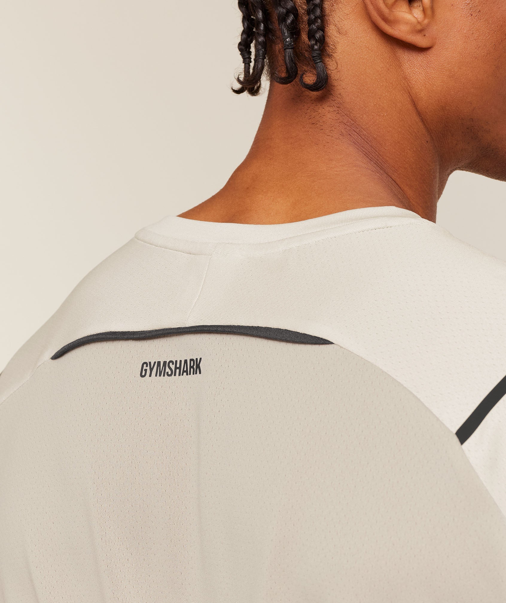 Gymshark Arrival Contrast T-Shirt Tinted White