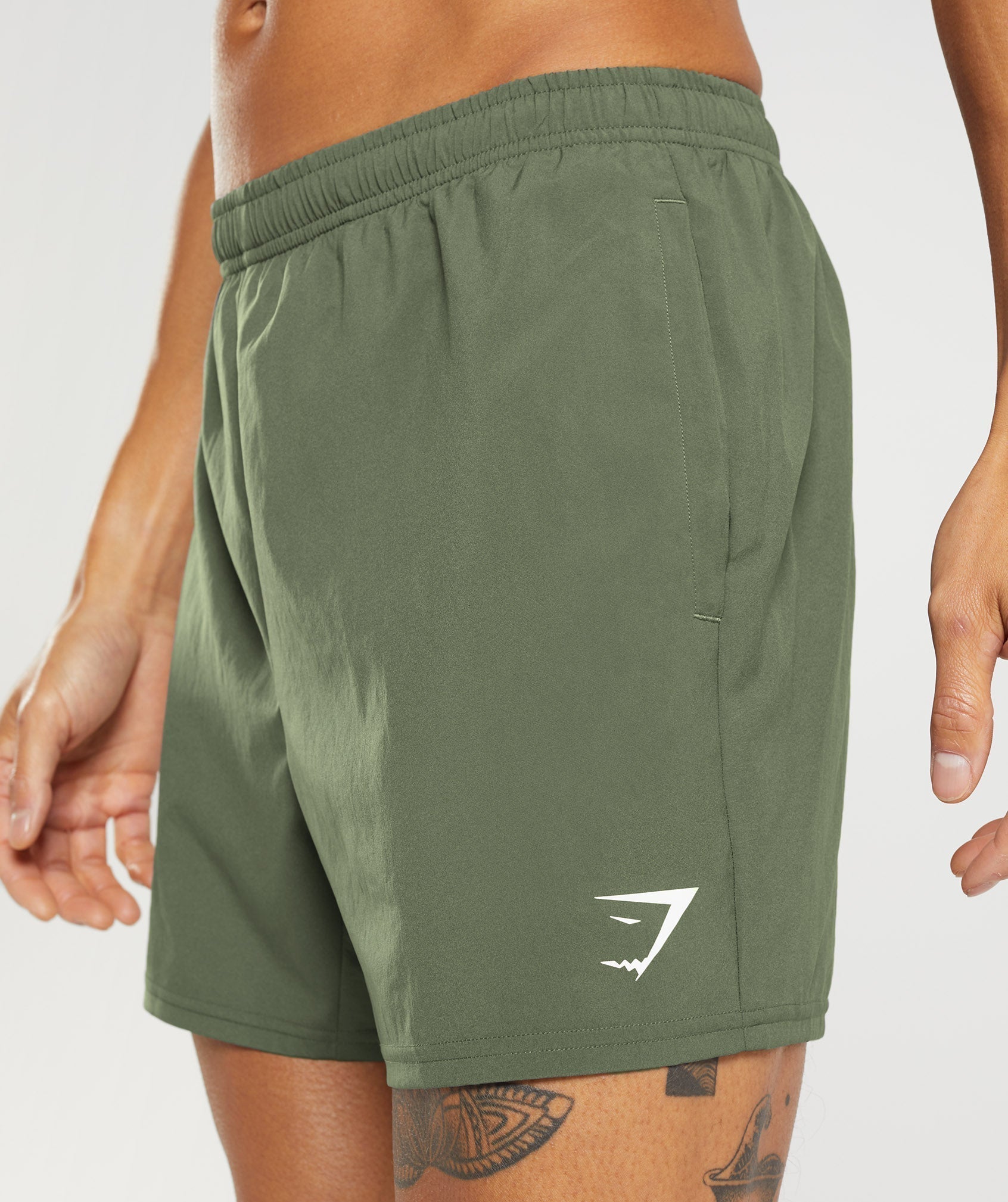 Gymshark Arrival 5" Shorts Core Olive