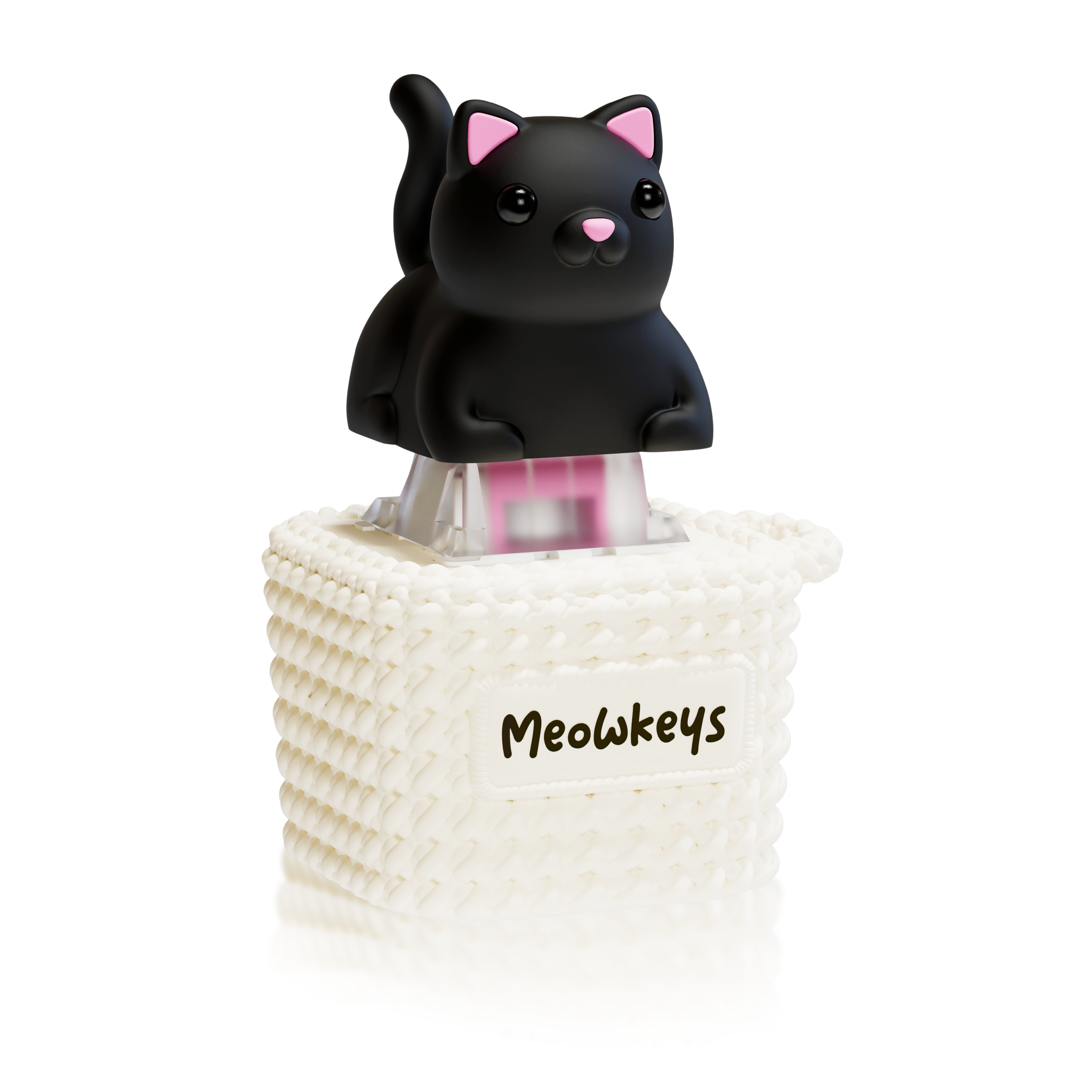 Duckeys Meowkey - Fidget Toy That Meows M Black