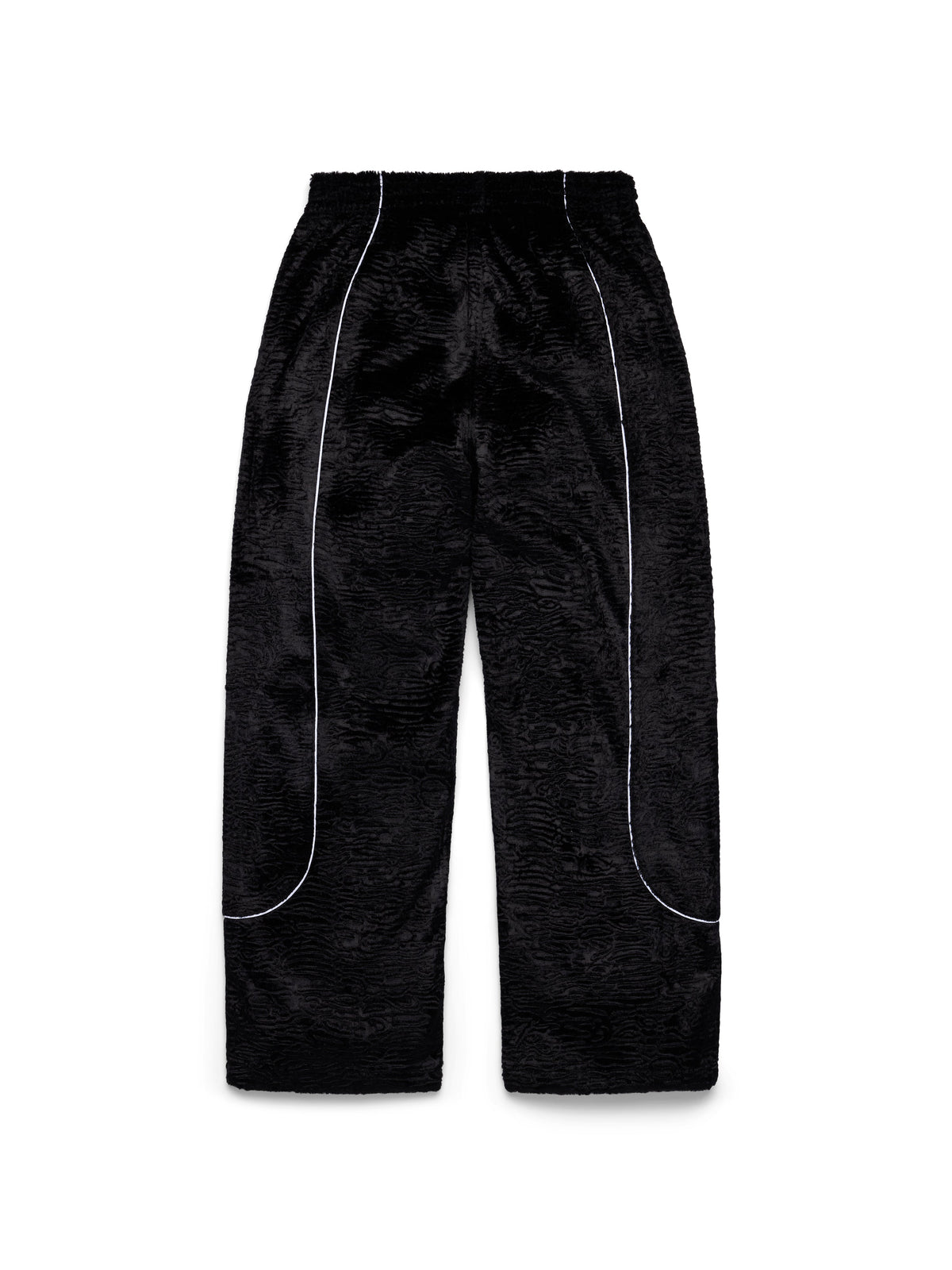 Denim Tears Faux Astrakhan Track Pant Black