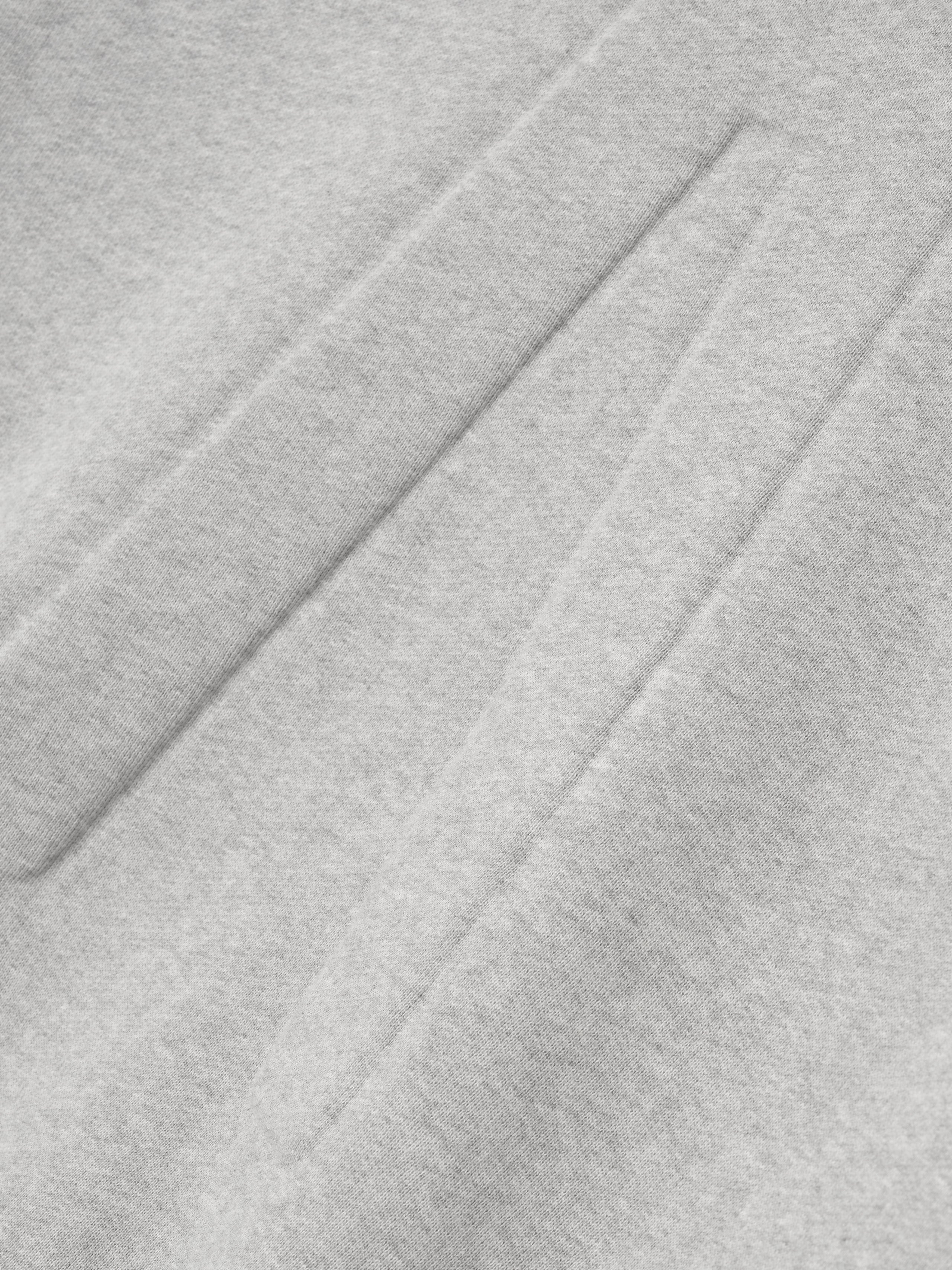 Essentials Athletics Half Zip Hoodie Melange Grey