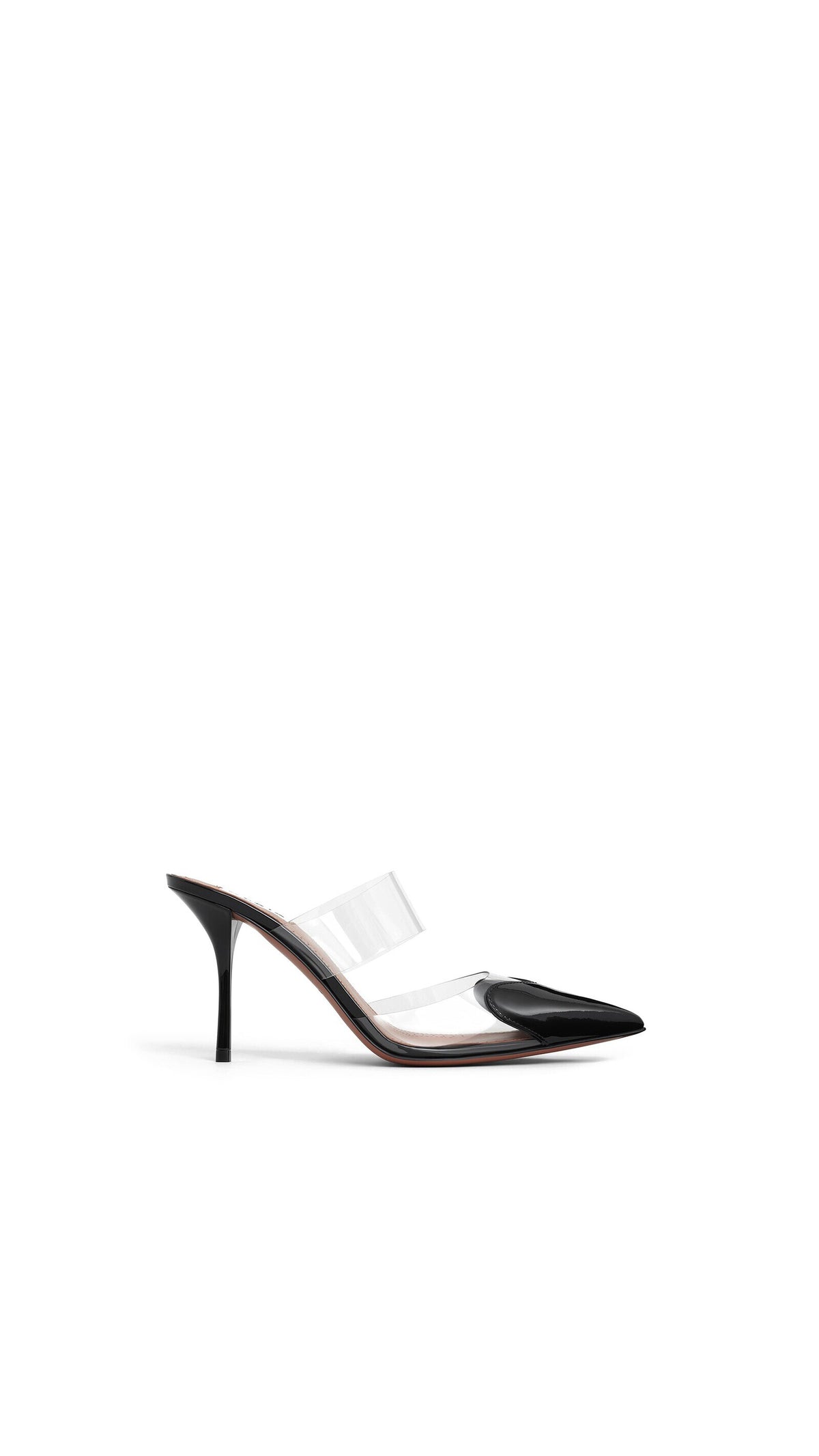 Alaïa Le Cœur Mules In Patent Leather