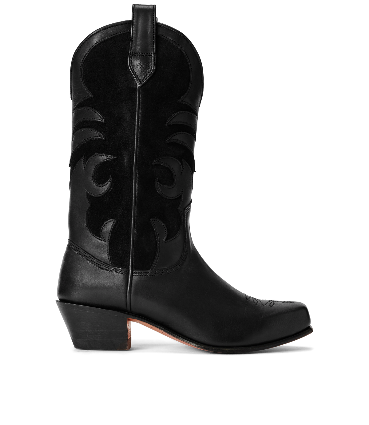 Victoria boot black aniline leather