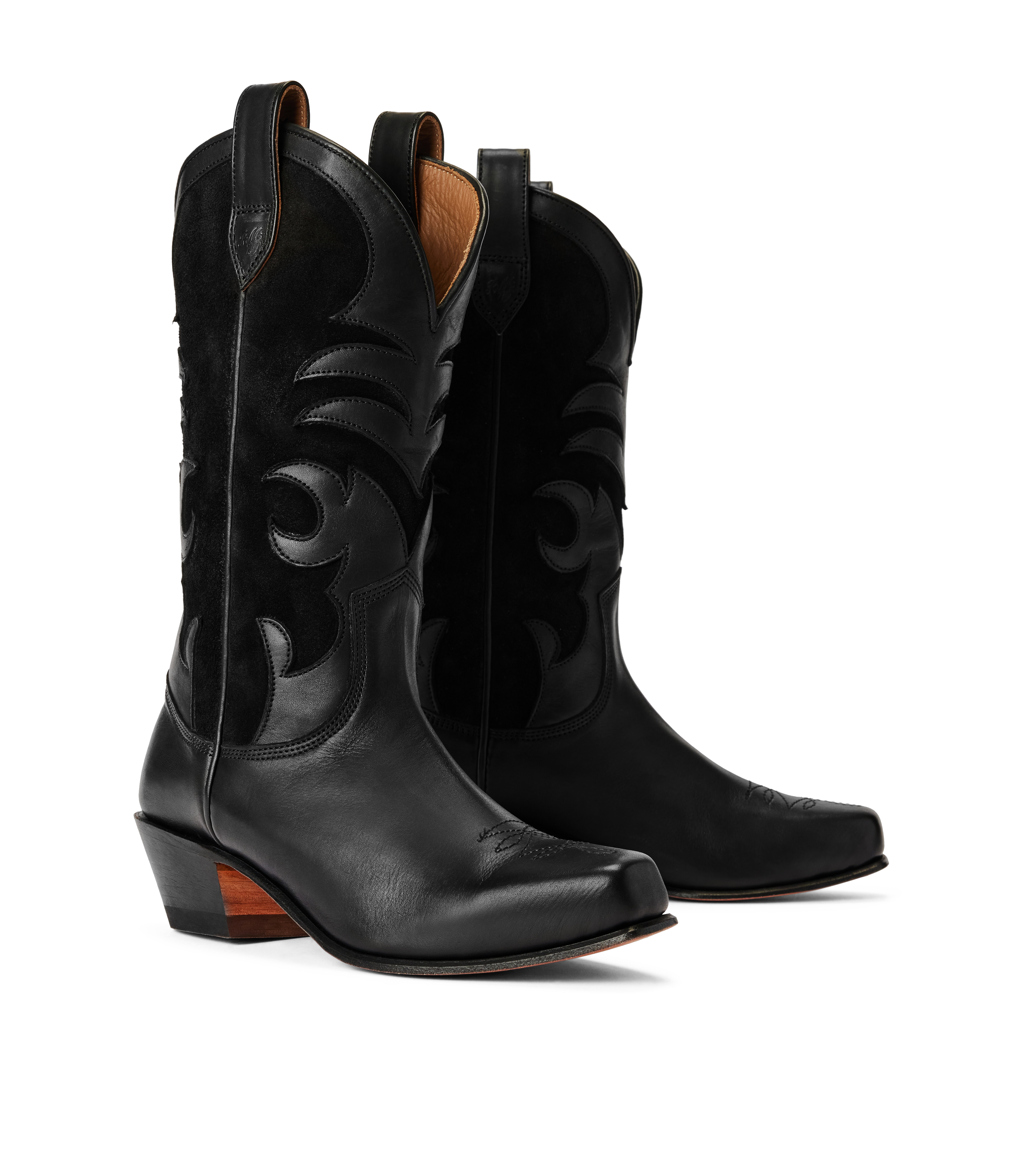 Victoria boot black aniline leather