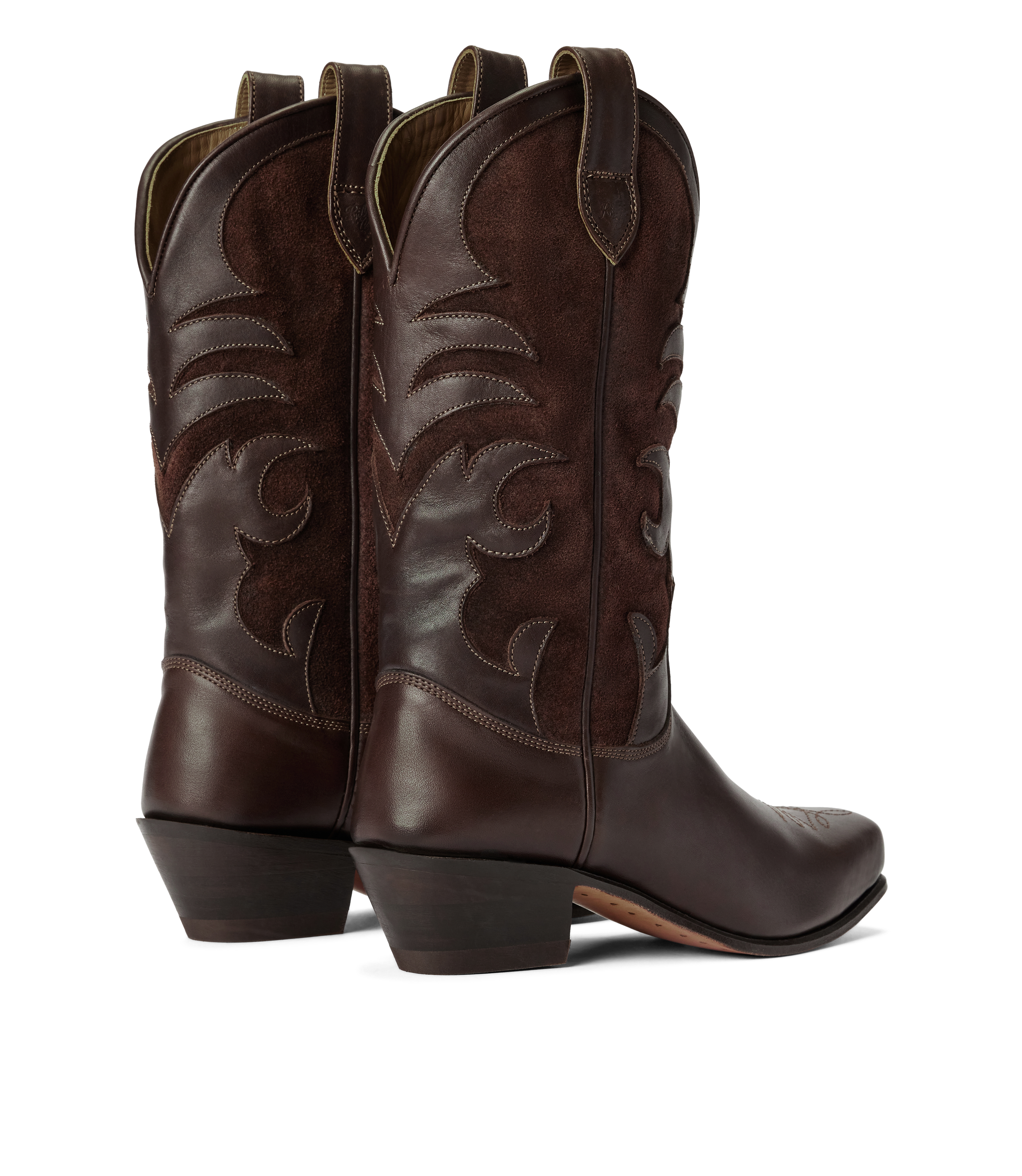Victoria boot hot fudge aniline leather