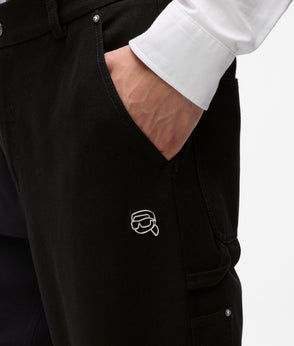 Karl Lagerfeld Ikon Sketch Shirt White
