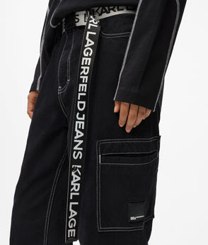 Karl Lagerfeld Contrast Stitch Shirt Black