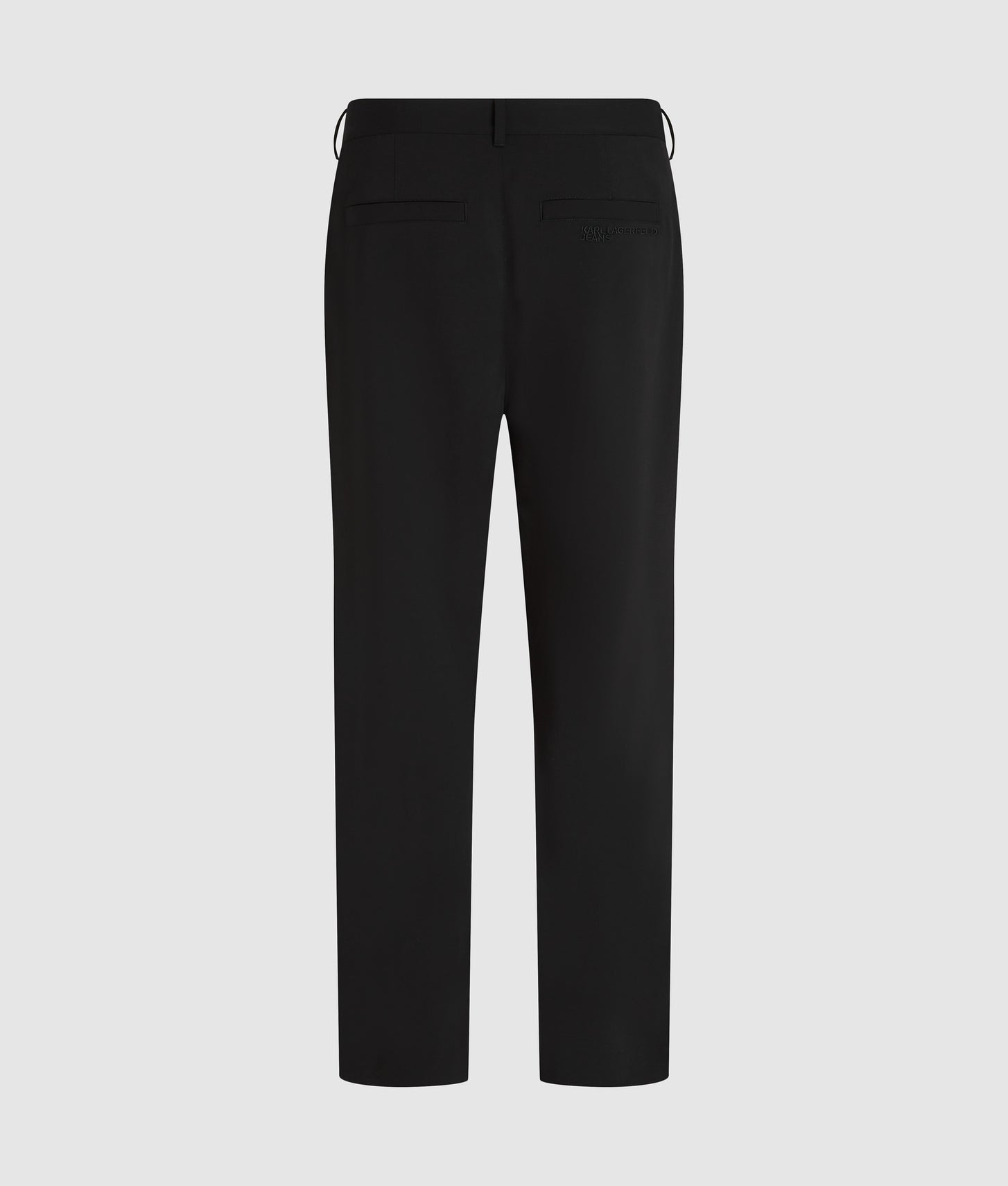 Karl Lagerfeld Tonal Piping Pants Black