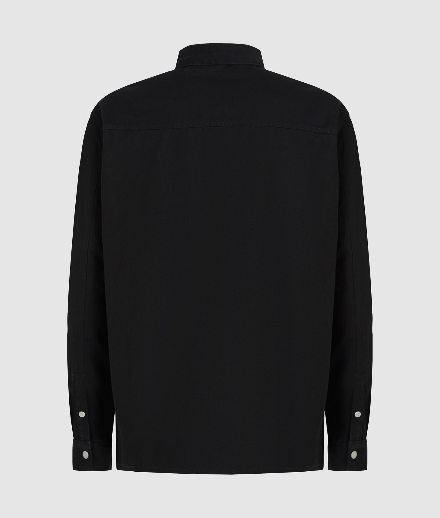 Karl Lagerfeld Denim Panel Overshirt Washed Blue-Black