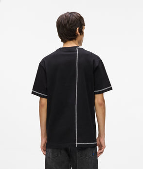 Karl Lagerfeld Contrast Stitch Cargo Pants Black