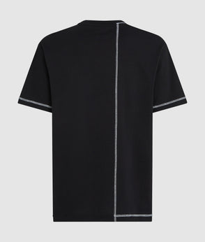 Karl Lagerfeld Contrast Stitch Cargo Pants Black