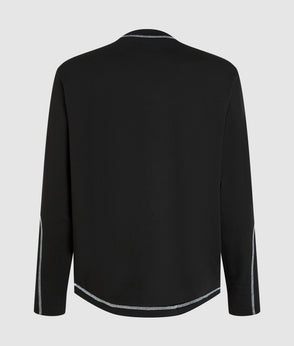Karl Lagerfeld Contrast Stitch Cargo Pants Black