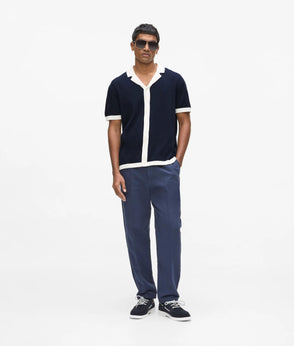 Karl Lagerfeld Linen Suit Pants Peacoat