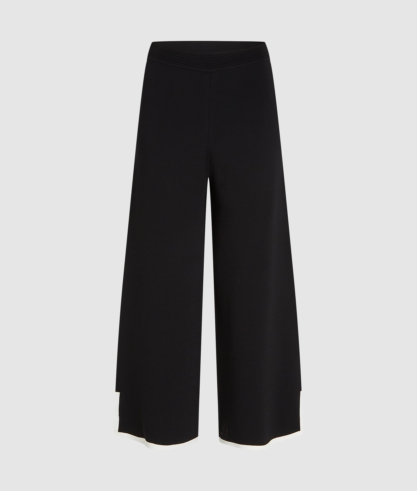 Karl Lagerfeld Contrast Piping Culottes Black/White