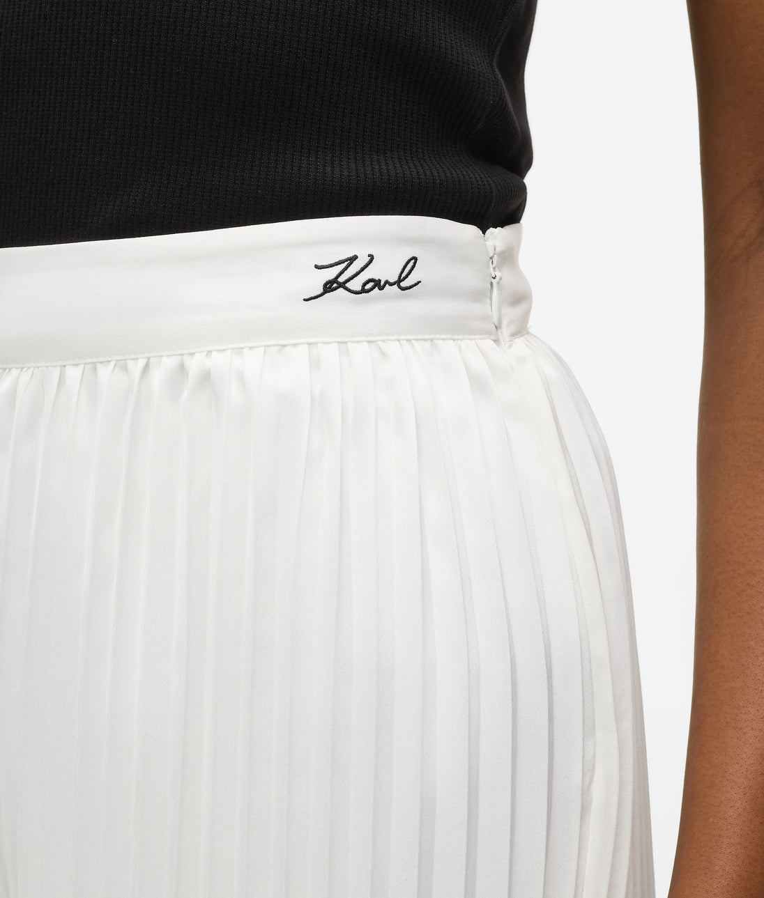 Karl Lagerfeld Pleated Shirt Pristine