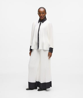 Karl Lagerfeld Pleated Shirt Pristine