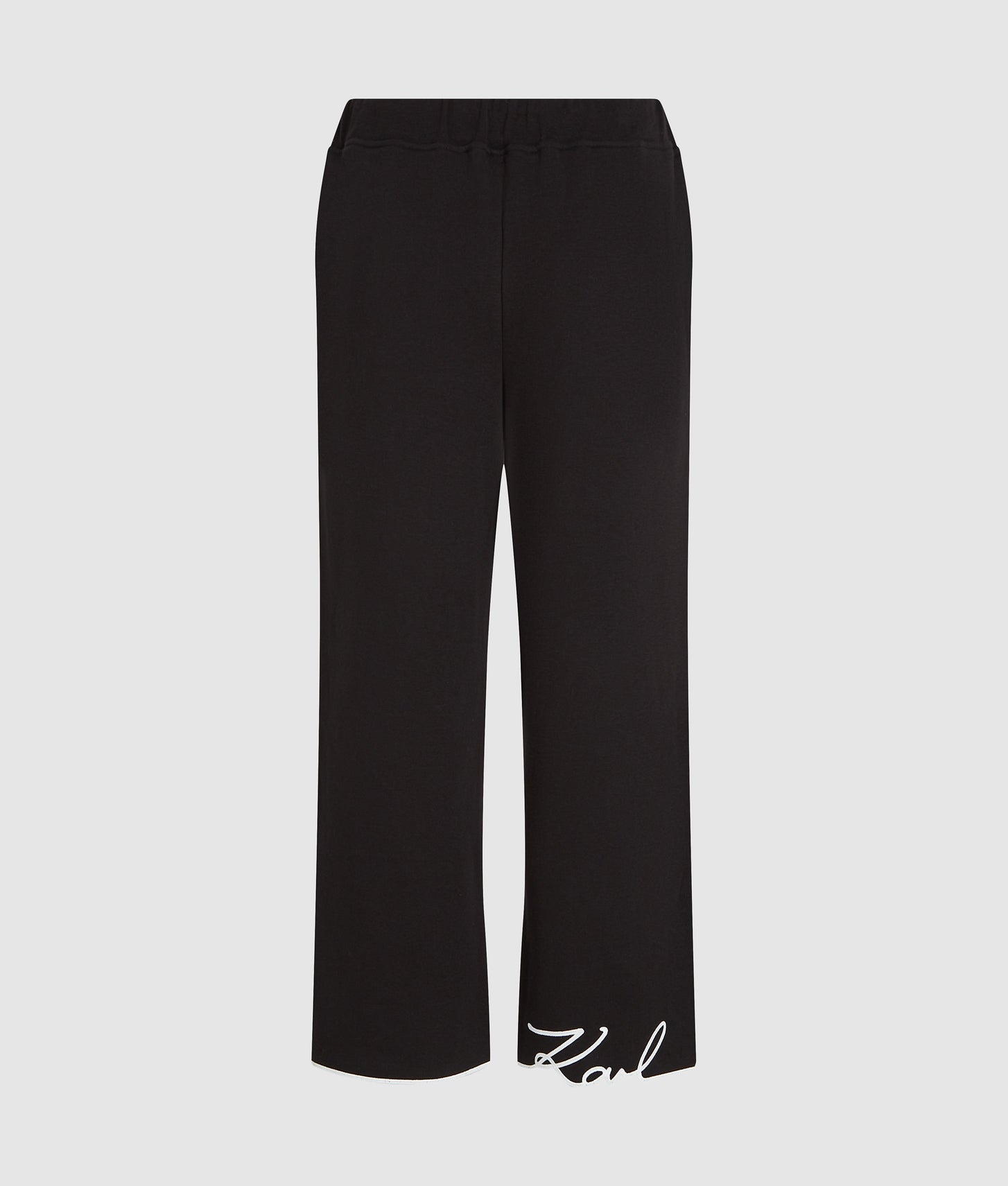 Karl Lagerfeld Signature Hem Sweatpants Black