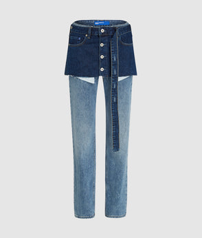 Karl Lagerfeld Boxy Denim Shirt Mid Blue