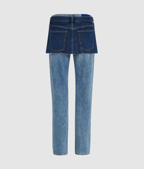 Karl Lagerfeld Boxy Denim Shirt Mid Blue