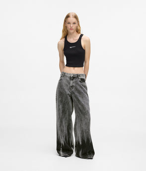 Karl Lagerfeld Bleached Denim Shirt Bleached Grey