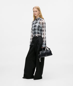 KarlLagerfeld Cord Nylon Shoulder Bag Black