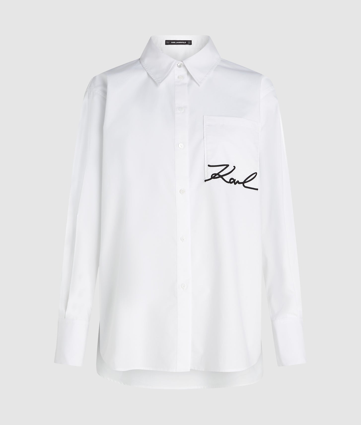 Karl Lagerfeld Signature Pocket Shirt White