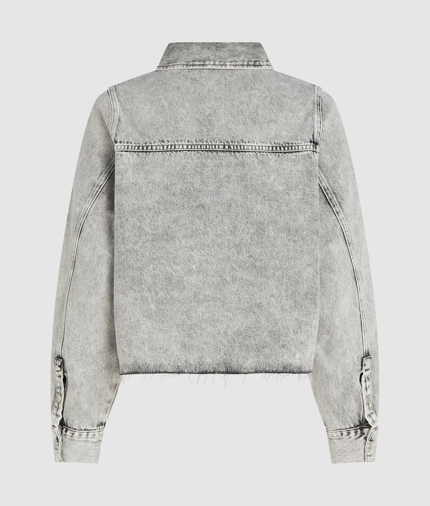Karl Lagerfeld Bleached Denim Shirt Bleached Grey