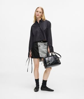 Karl Lagerfeld Bleached Denim Shirt Bleached Grey