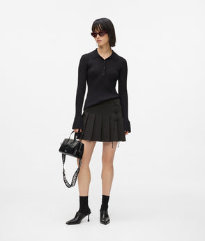 KarlLagerfeld Glossy Moon Bag Black