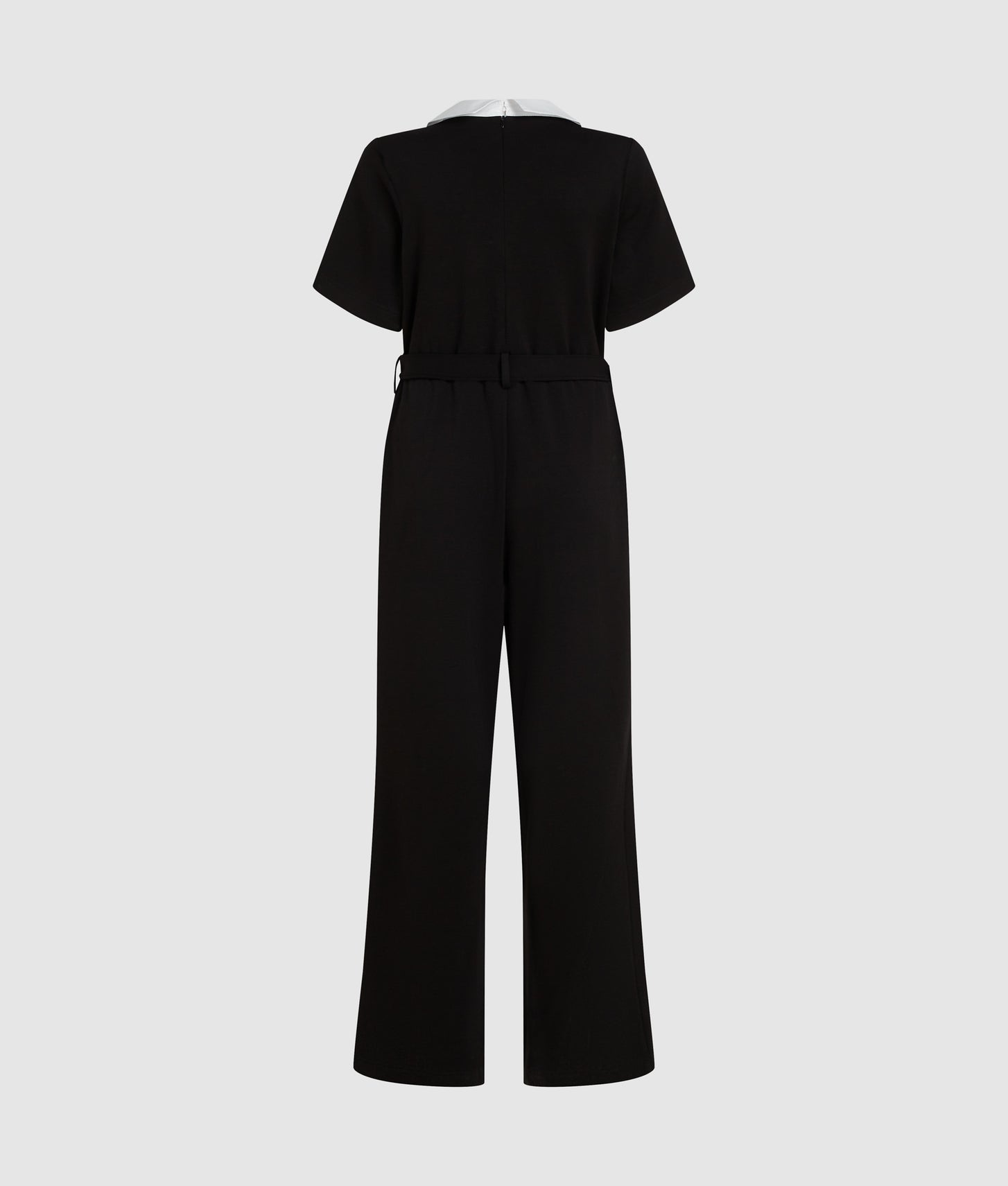Karl Lagerfeld Signature Collar Jumpsuit Black