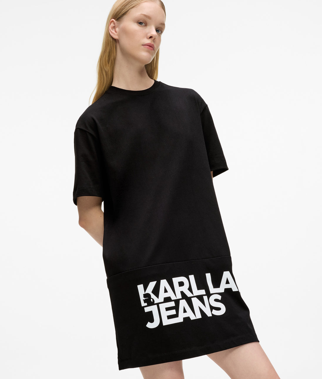 KarlLagerfeld Logo Nylon Crossbody Bag Black