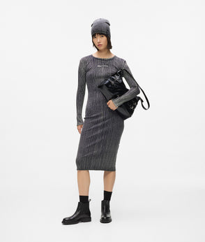 KarlLagerfeld Large Buckle Shoulder Bag Black