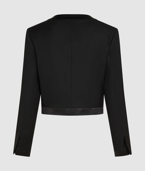 Karl Lagerfeld Bouclé Knit Skirt Cannoli Cream
