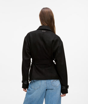 Karl Lagerfeld Signature Hem Sweatpants Black