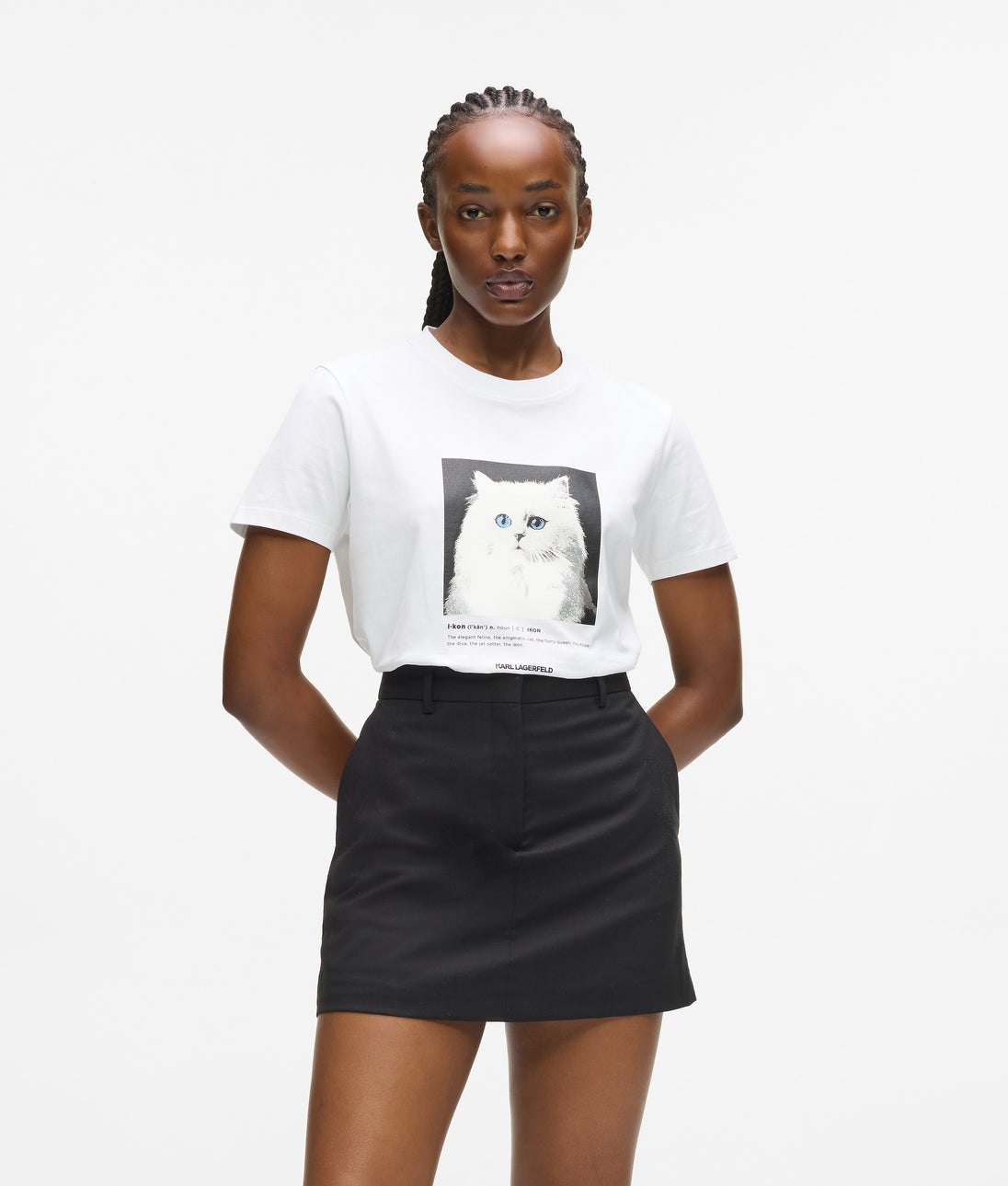 KarlLagerfeld Karl Photo Print Shopper Black