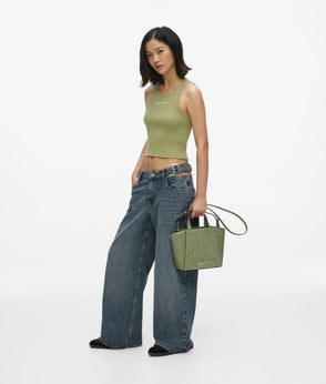 KarlLagerfeld Croco Mini Tote Bag Tea