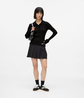 KarlLagerfeld Cord Nylon Shoulder Bag Black