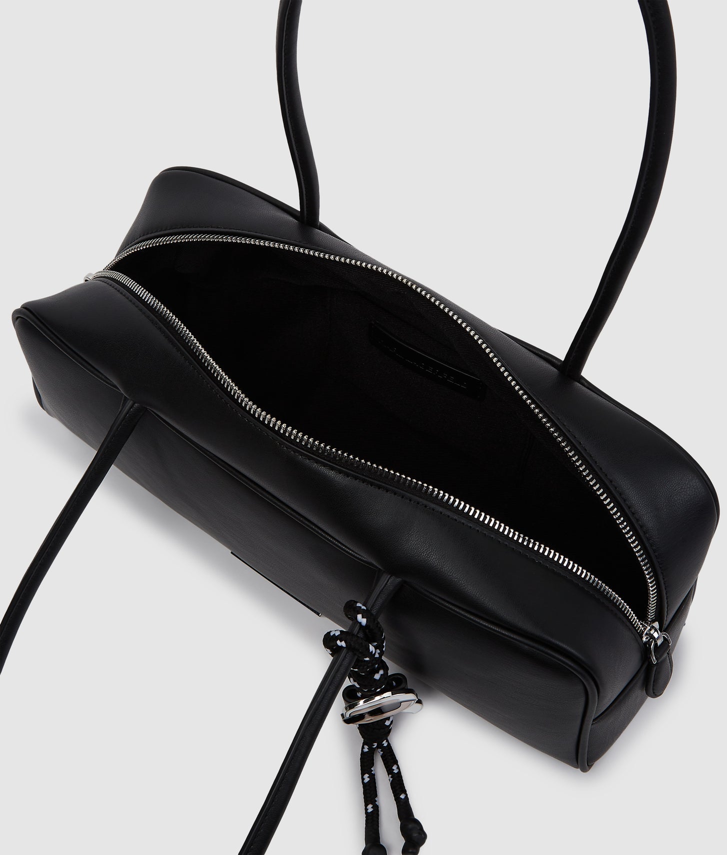 KarlLagerfeld Ikon Smooth Rectangular Bag Black