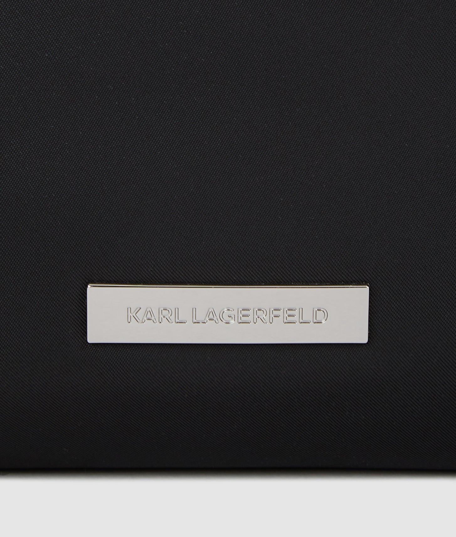 KarlLagerfeld Ikon Nylon Slim Camera Bag Black