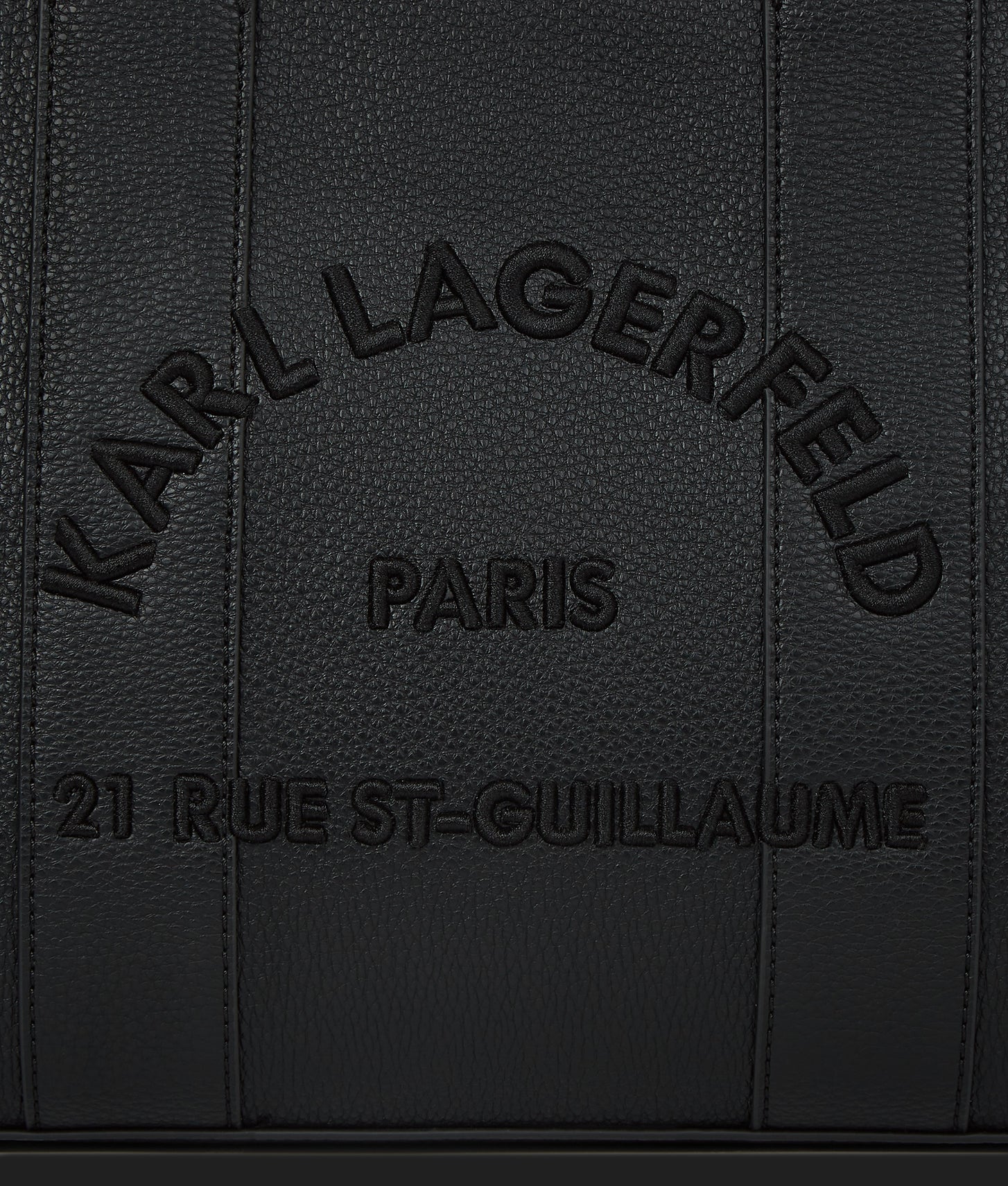 KarlLagerfeld Rue St-Guillaume Medium Tote Bag Black