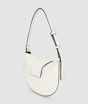 Karl Lagerfeld Bouclé Vest Cannoli Cream