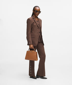 Karl Lagerfeld Snap Button Pants Java