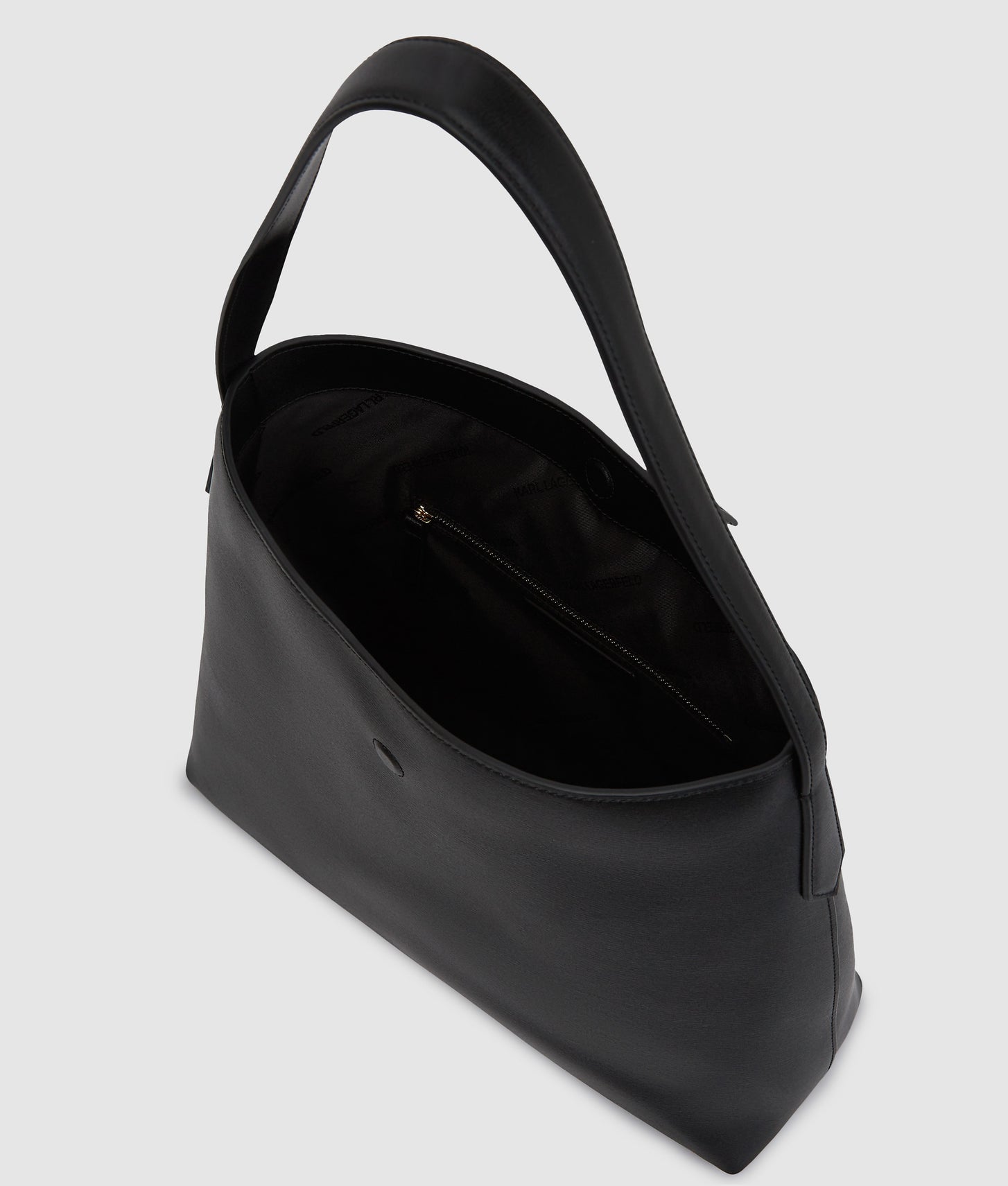 KarlLagerfeld Kautograph Padlock Hobo Bag Black/Gold