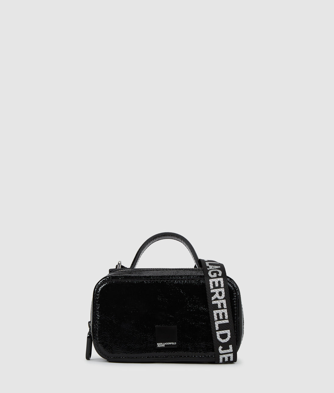 Karl Lagerfeld Double Waistband Pants Washed Black-Black