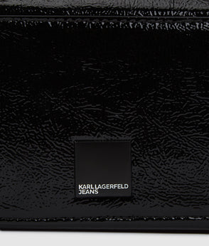 Karl Lagerfeld Double Waistband Pants Washed Black-Black
