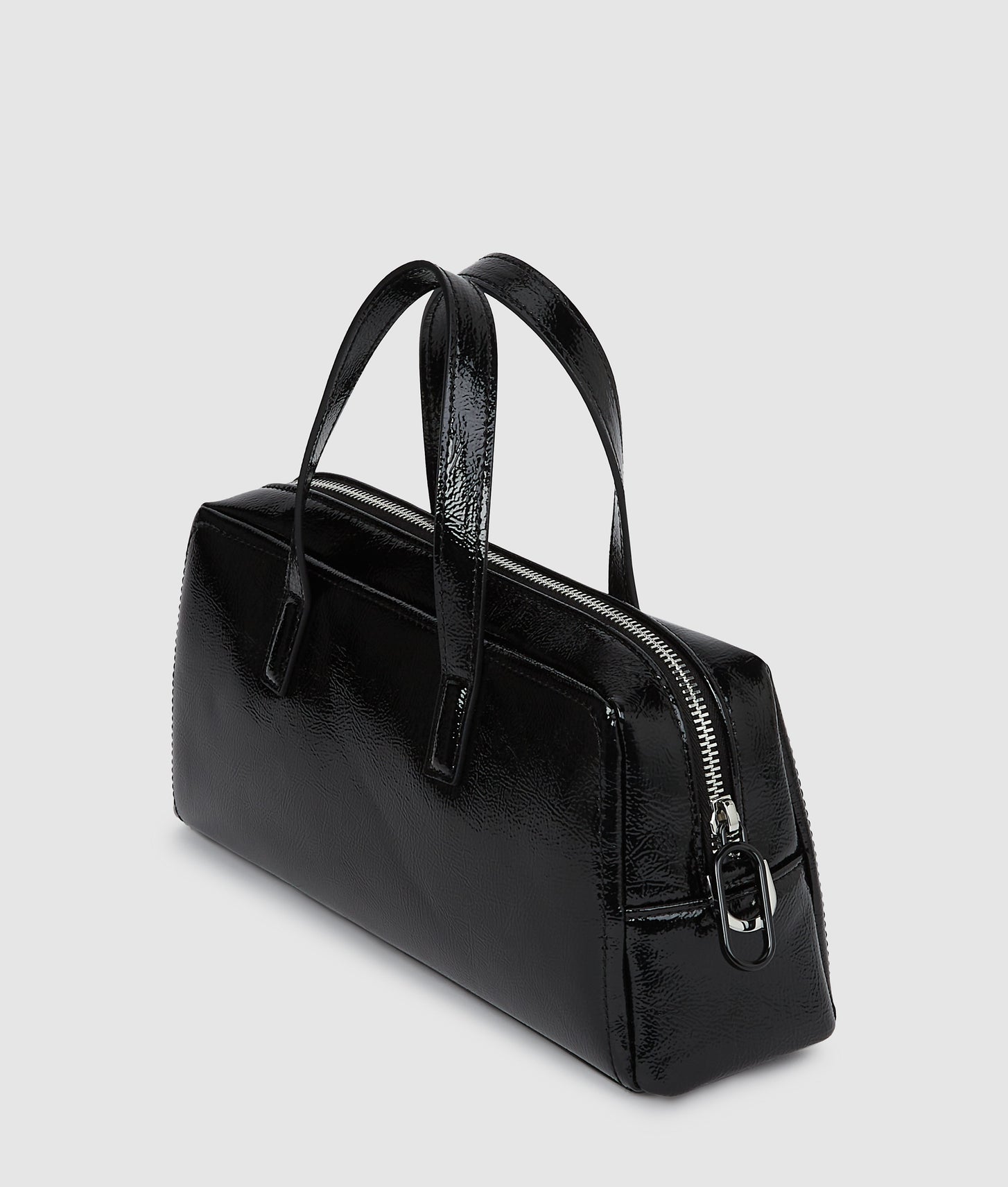 KarlLagerfeld Glossy Bowling Bag Black